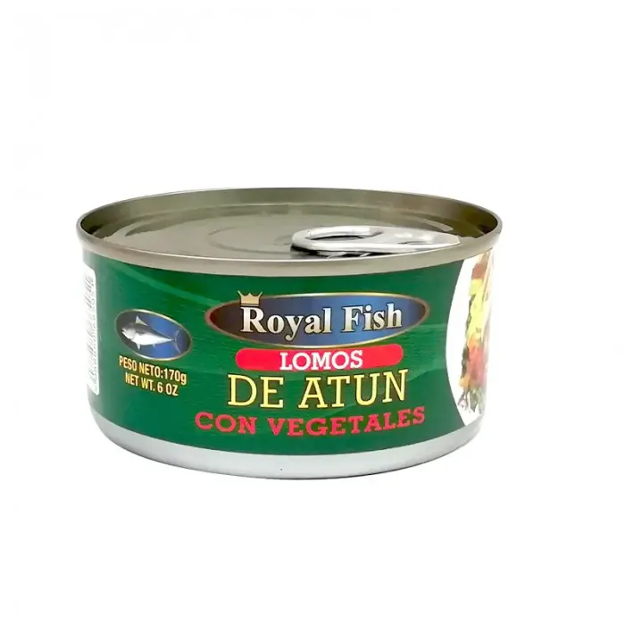 Tuna con Vegetales en Aceite Vegetal (Royal Fish) 170 g