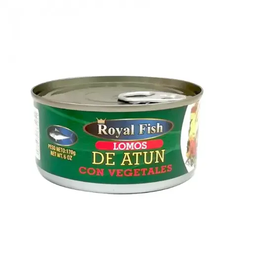 [19-0014] Tuna con Vegetales en Aceite Vegetal (Royal Fish) 170 g